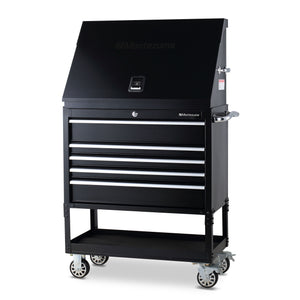 Montezuma portable triangle toolbox with utility cart