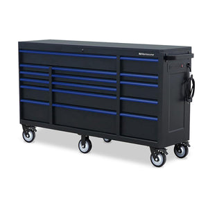 Montezuma BKM722016TC 72 x 20 in. 16-Drawer Tool Cabinet