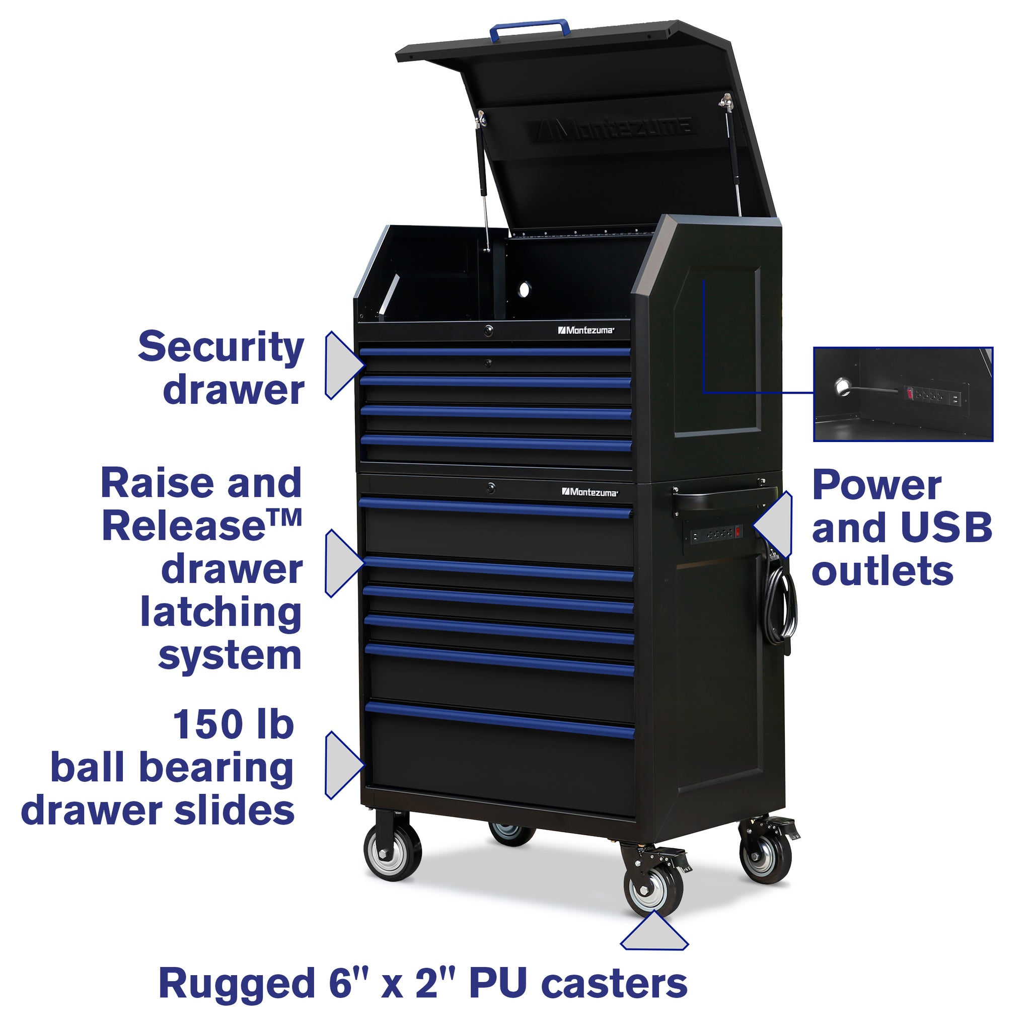 36 rolling top tool chest