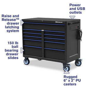 46 x 24 in. 11-Drawer Tool Cabinet