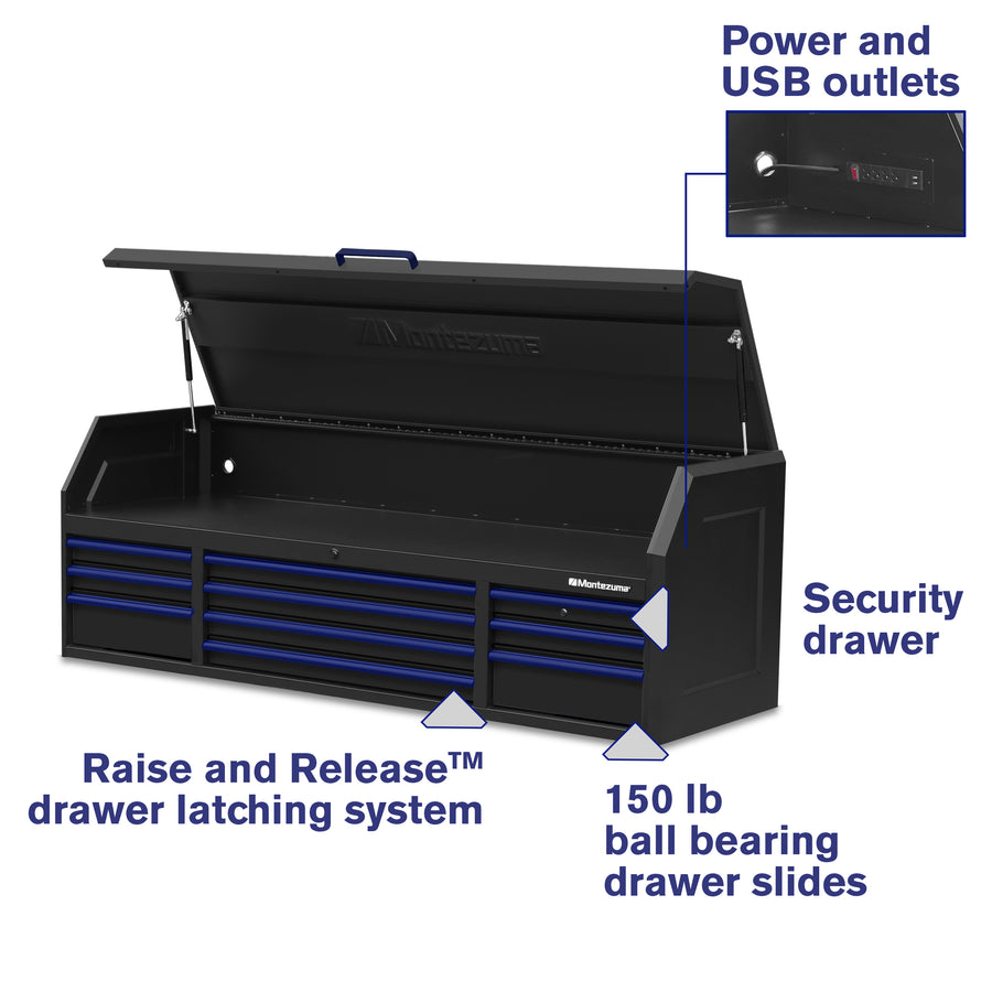72 x 24 in. 10-Drawer Tool Chest