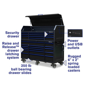 72 x 30 in. 26-Drawer Tool Combo